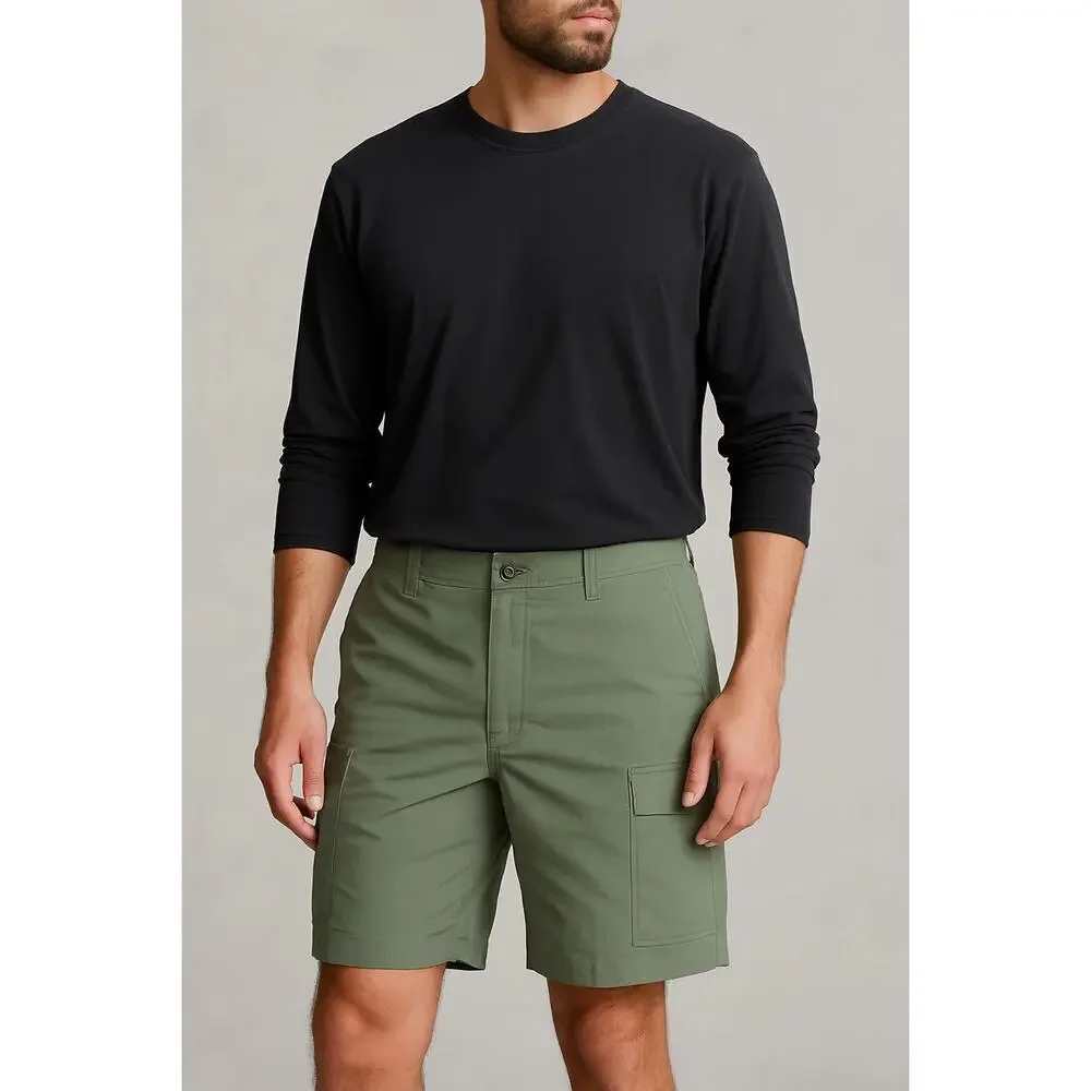 Patagonia Men’s Cargo Shorts Sage Green Nylon Blend Size 34
